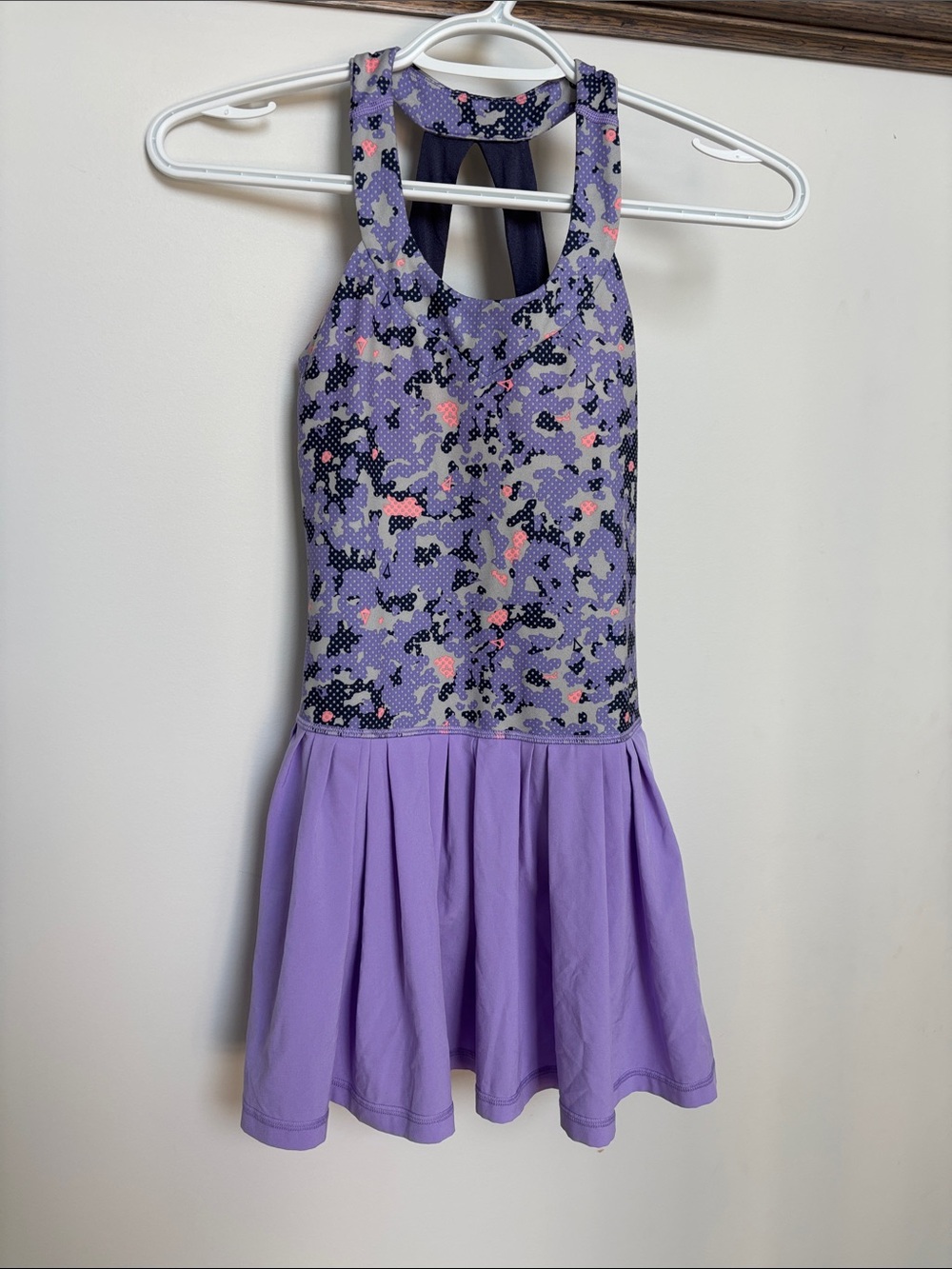 Ivivva Purple and Pink Patterned Athletic Dress